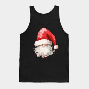 Classic Santa faces - Funny Christmas Holiday Tank Top